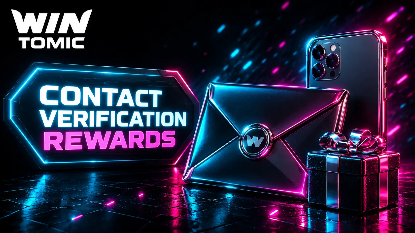 Email and phone verification rewards of 20 free spins each
